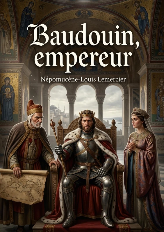 Baudouin, empereur: Une tragédie en trois actes et en vers de Népomucène Louis Lemercier, explorant les thèmes de l'ambition et du pouvoir à Constantinople lors des croisades. - Image 1