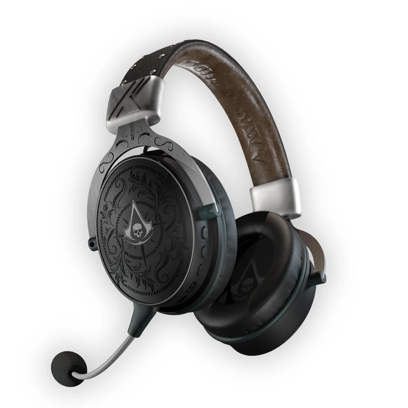 ASSASSINS CREED BLACK FLAG (RESYNCED) HEADSET WIRELESS GAMING HEADSET, 50MM DRIVERS, DETACHABLE MIC, 28HR BATTERY, PS5/PS4/SWITCH2/PC/MOBILE COMPATIBILITY