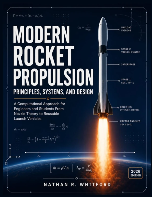 Modern Rocket Propulsion Principles, Systems, And Design: A Computational Approach for Engineers and Students From Nozzle Theory to Reusable Launch Vehicles