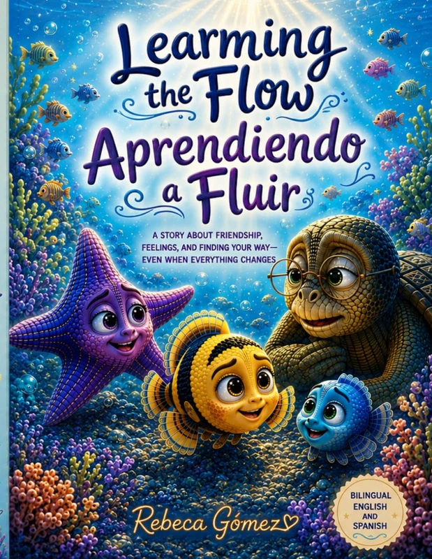 Learning the Flow: The Adventures of Starla, Shelly, and Sunny. Aprender a Fluir: Las Aventuras de Starla, Shelly y Sunny.: A Picture Book that ... Ilustrado que Invita a los Niños a Pensar.