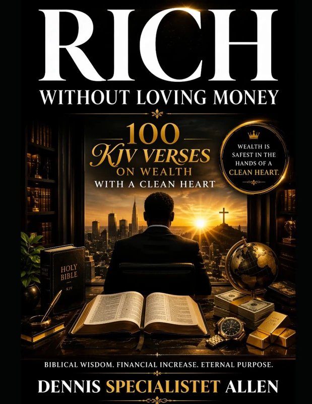 RICH WITHOUT LOVING MONEY: 100 KJV Verses on Wealth with a Clean Heart