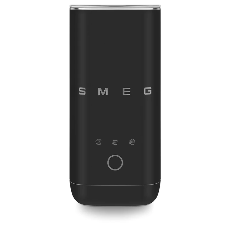 Smeg Retro 50s Style Mini Milk Frother, Pre Set Functions, Manual Function, 500W, Matt Black, MFF02BLMUK
