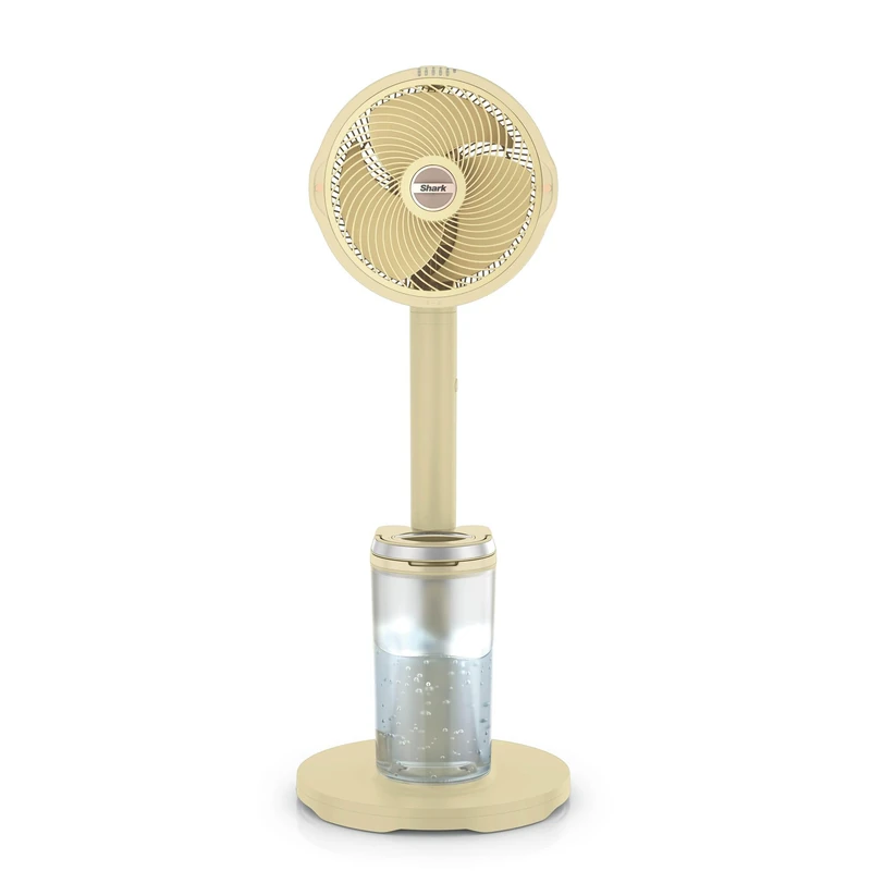 Shark FlexBreeze Pro Mist Cordless Indoor & Outdoor Fan with Outdoor Misting System, 20m Cooling Reach, 24hr Runtime, Pedestal & Table Fan, 5 Speeds, Quiet, Remote Control, Charcoal Grey FA300UKYL1