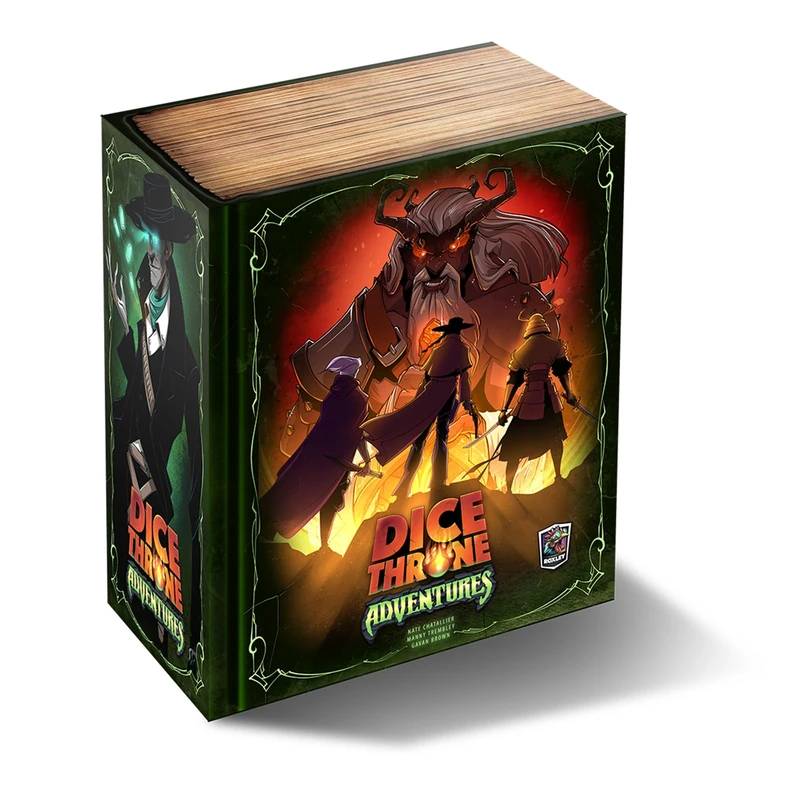 Dice Throne | Dice Throne Adventures | Board Game Expansion, Cooperative Dungeon Crawler, Campaign Progression, Loot And Boss Battles | 2-4 Players | 90-120 Minutes