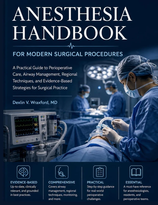 Anesthesia Handbook for Modern Surgical Procedures: A Practical Guide to Perioperative Care, Airway Management, Regional Techniques, and Evidence-Based Strategies for Surgical Practice