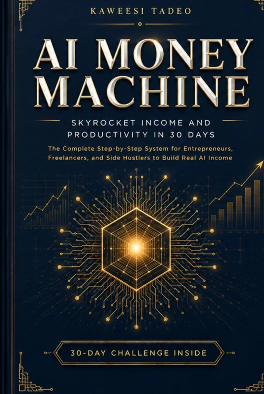 AI MONEY MACHINE: Skyrocket Income and Productivity in 30 Days: AI MONEY MACHINE: Build Multiple Streams of Income in 30 Days Using ChatGPT, Automation & Digital Products