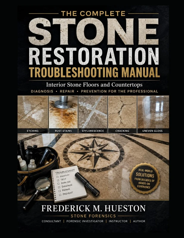THE COMPLETE STONE RESTORATION TROUBLESHOOTING MANUAL: Interior Stone Floors and Countertops Diagnosis, Repair, and Prevention for the Professional - Image 1