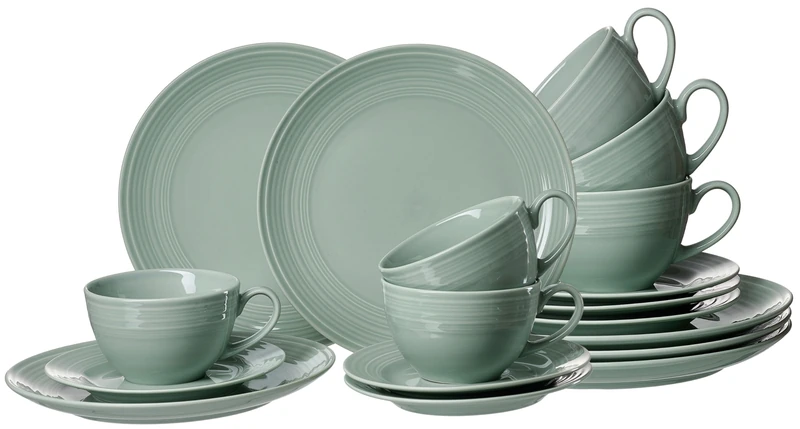 Levi Coffee Service 18-Piece Set Green - Image 1