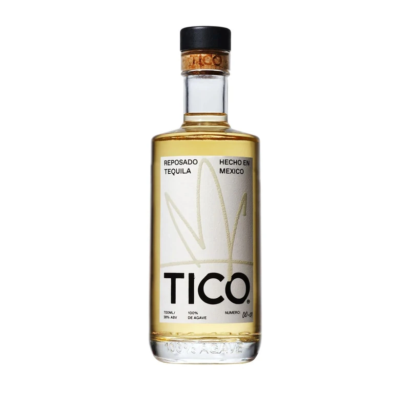 TICO Reposado Tequila | 100% Blue Agave | 11 Months Ex-Bourbon Oak | Additive-Free | Arenal Jalisco | Hand-Bottled | Vanilla, Butter & Honey | UK Craft Tequila | 70cl