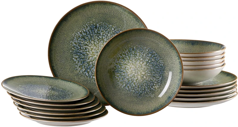 Verde Dinner Service | 18 Pieces