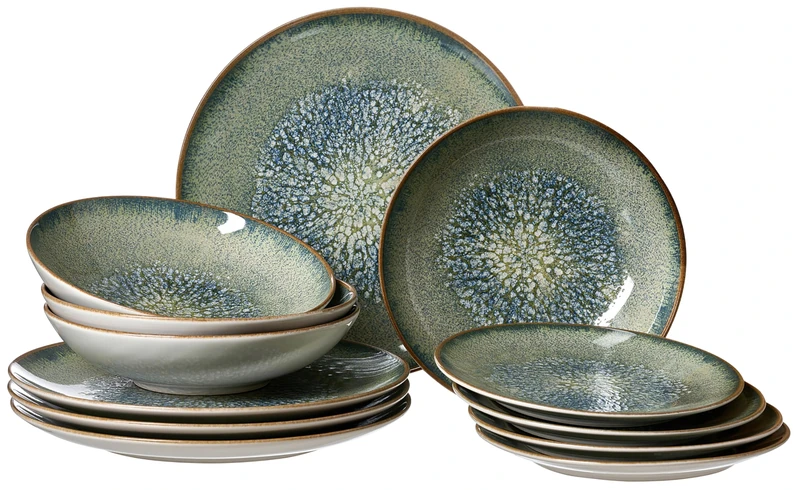 Verde Plate Set | 12 Pieces