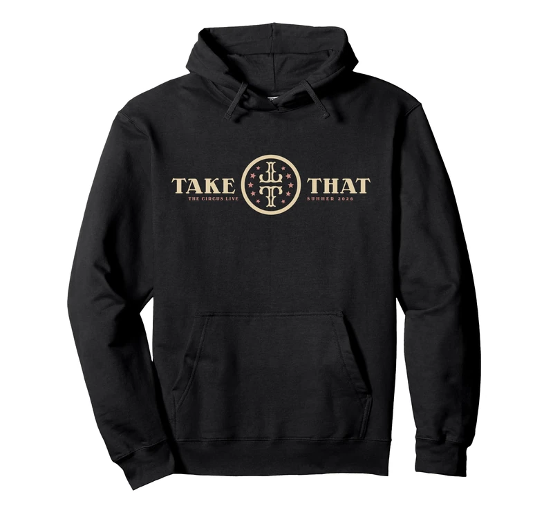 Take That The Circus Logo Tour Dateback Pullover Hoodie