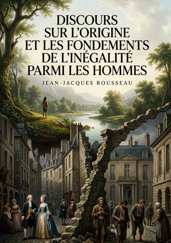 Discours sur l'origine et les fondements de l'inégalité parmi les hommes: Une analyse philosophique des inégalités humaines par Jean Jacques Rousseau, ... de la société sur la condition humaine.