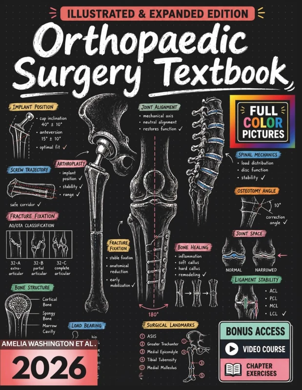 ORTHOPAEDIC SURGERY TEXTBOOK: Illustrated & Expanded | A Practical, Evidence-Informed Clinical Guide to it's Anatomy, Diagnostic Imaging, Fracture Care, Reconstruction, and Musculoskeletal Practice