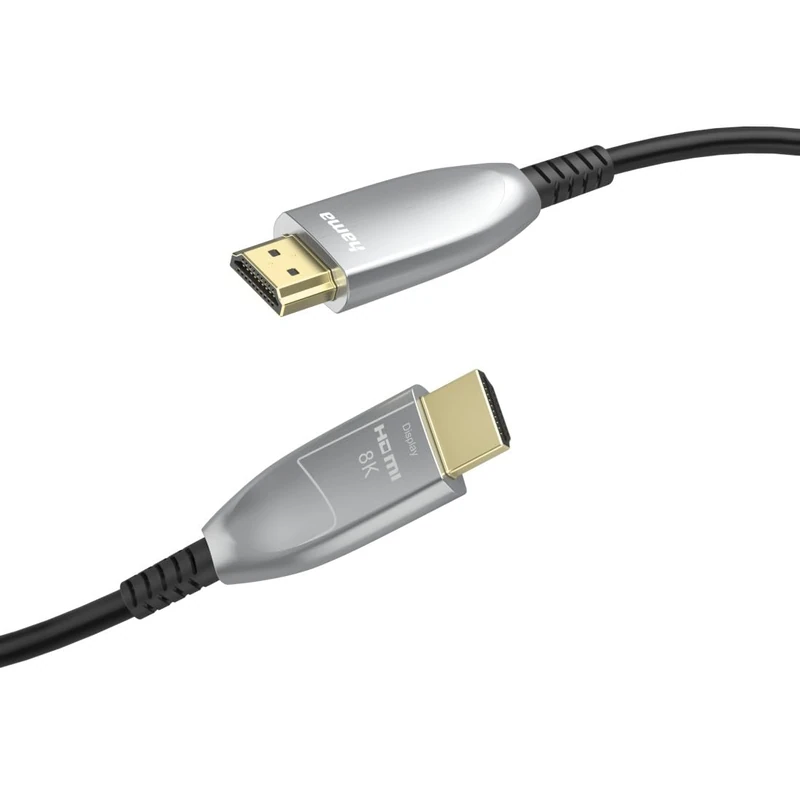 Ultra High Speed HDMI™ Cable, Fibre-optic, AOC, Certified, 8K, Alu, 10 m