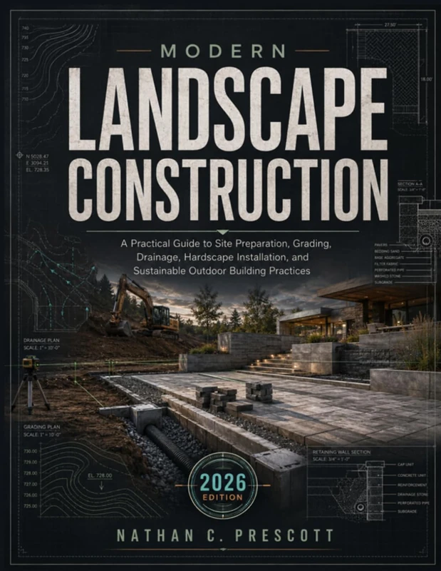 Modern Landscape Construction: A Practical Guide to Site Preparation, Grading, Drainage, Hardscape Installation, and Sustainable Outdoor Building Practices - Image 1