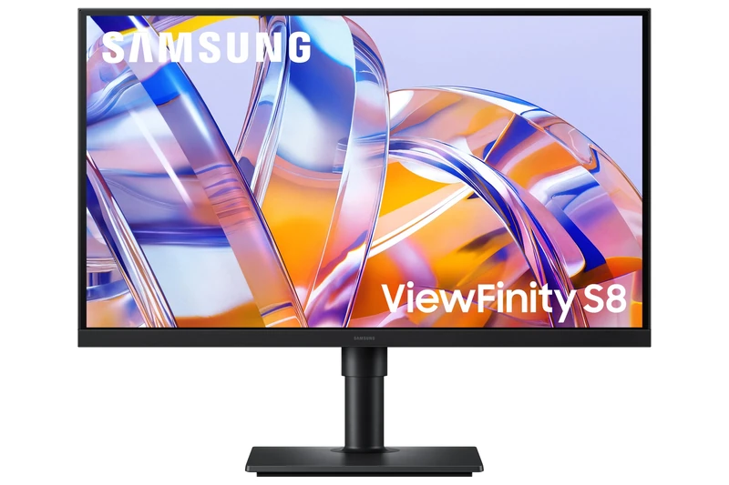 Samsung Viewfinity S80UH 27" 4K 3840x2160 IPS Monitor, HDR10, HDMI, Displayport, USB-C 90W, USB 3.2, Ethernet LAN, Height Adjust, Eye,Saver Mode, LS27H800UAUXXU - Image 1