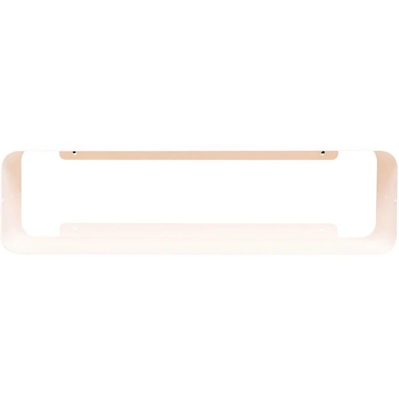 Kare Design wall shelf Lounge XS, cream, 58x15x15 cm, TV console, wall shelf, minimalist design, floating, steel, industrial, modern, living room