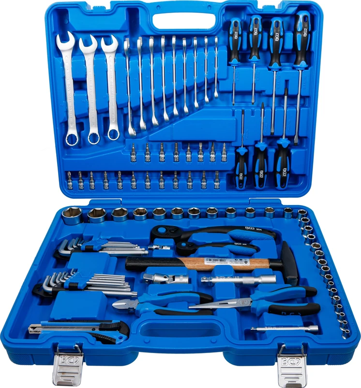 BGS 7276 | Socket Wrench Tool Box | 95 Pieces | 1/4 Inch & 1/2 Inch