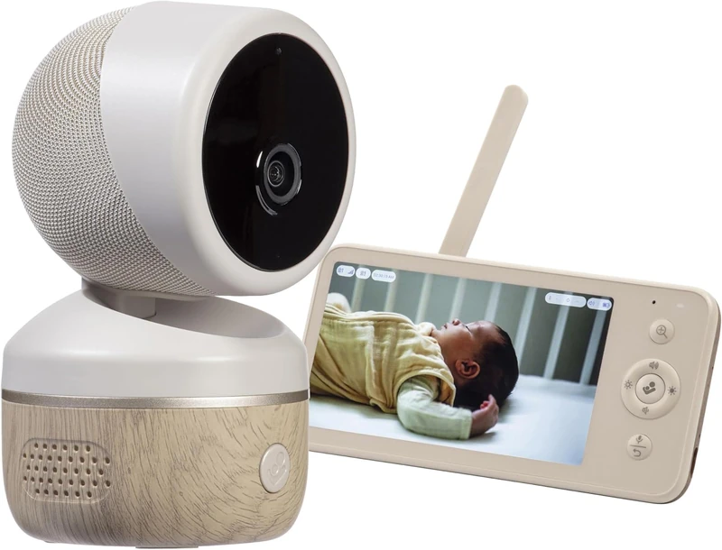 Maxi Cosi See2 Plus Video Baby Monitor with Camera and Night Vision, App Connectivity, CryAssist, Ultra HD (2K) Video, 5.5’’ Display, Temperature & Humidity Tracker, Part of Maxi-Cosi Connected Home