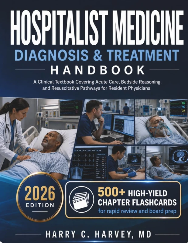 Hospitalist Medicine Diagnosis & Treatment Handbook: A Clinical Textbook Covering Acute Care, Bedside Reasoning, and Resuscitative Pathways for Resident Physicians: 12 - Image 1
