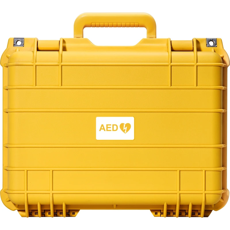 HypaGuard AED Protective Hard Case, Empty - Waterproof Polypropylene Case for Defibrillator
