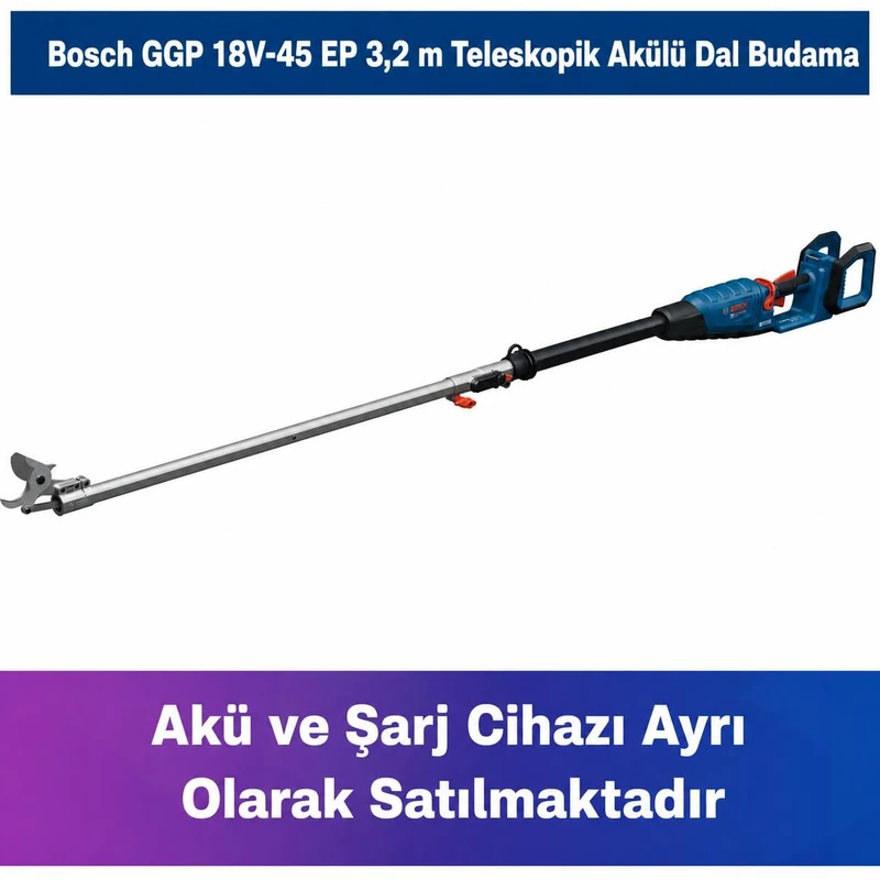Bosch PRO Cordless Pole Pruner GGP18V-45EP (Without Battery & Charger)