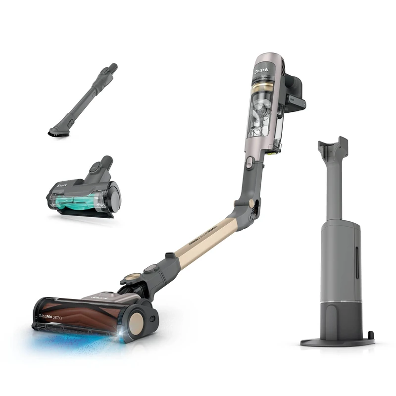 Shark PowerDetect Speed Clean and Empty Pet Pro Cordless Vacuum, Auto-Empty Charging Dock, Anti-Allergen HEPA Filtration, Up to 60 Min Runtime, 2 Tools, Iridescent IA3246UKTIV