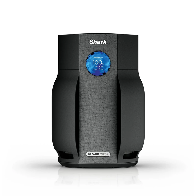Shark BreatheClear with NeverChange6 Air Purifier, Exceeds HEPA Filter Standards, Automatic Sensing, Medium Room Coverage, Charcoal, HP162UKBK