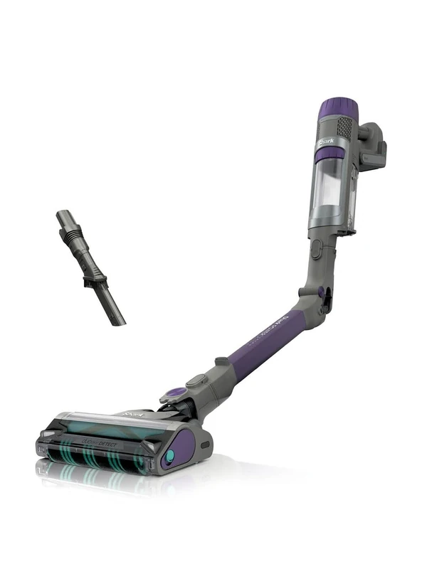 Shark PowerDetect Cordless Vacuum Cleaner, DuoClean Detect, Reverse Clean, Anti Hair Wrap Plus, Lightweight, 70 Min Runtime, Crevice & Multi-Surface Tools, Flexible, Handheld Mode, Purple IP1251UK - Image 1