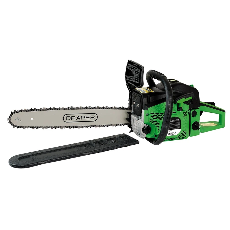 Draper 30273 Petrol Chainsaw, 45cc, 450mm/18 - Image 1