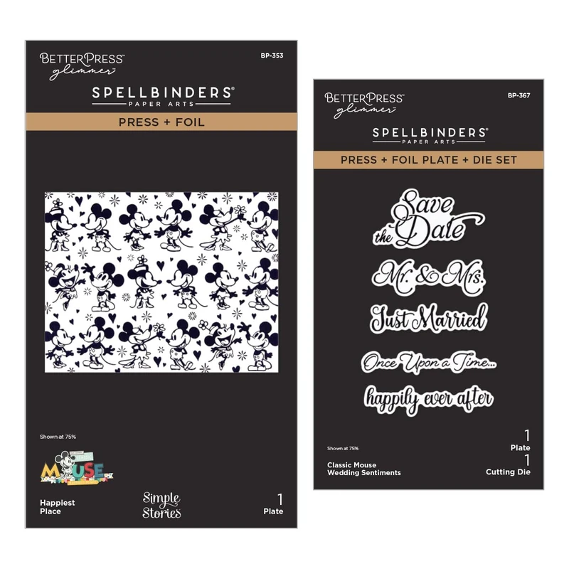 Classic Mouse Wedding BetterPress Bundle