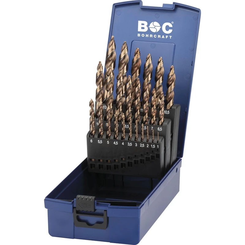 BOHRCRAFT Workshop Drill bit Jg DIN HSS-E 338 25 for Workshop Users
