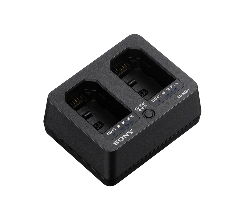 Sony BC-SAD1 Dual Battery Charger for the NP-SA100 Battery (Compatible with the Sony A7R VI NP-SA100 Battery)
