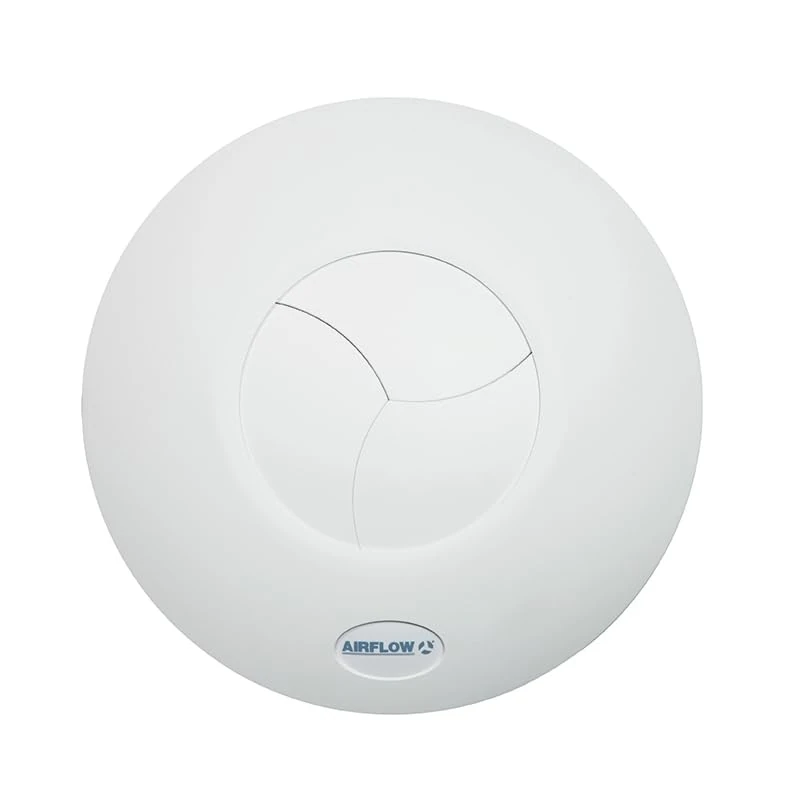 Airflow iCONsmart 15 MSHT Bathroom Extractor Fan, PIR Motion Sensor, Humidity Sensor and Timer, Room Refresh, Delay Start, Silent Hours, 22 l/s, 23.5 dB, IPX5, Bluetooth App Controlled, 5 Yr Guarantee