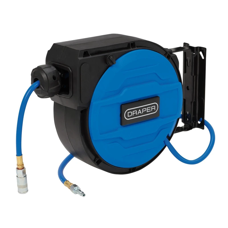 Draper 29662 Retractable Air Hose Reel, 12m