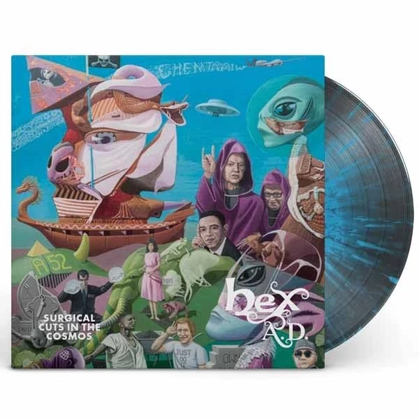 SURGICAL CUTS IN THE COSMOS (BLACK / TURQUOISE SPLATTER) [VINYL] - Image 1