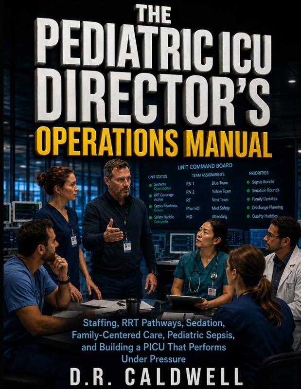 The Pediatric ICU Director's Operations Manual: Staffing, RRT Pathways, Sedation, Family-Centered Care, Pediatric Sepsis, and Building a PICU That Performs Under Pressure - Image 1