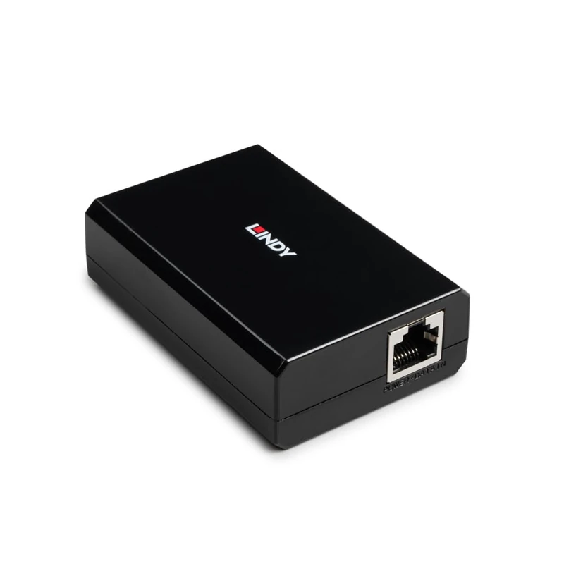 Lindy PoE to Type C Splitter Converter, Gigabit Ethernet, RJ45 and USB-C Output - Image 1