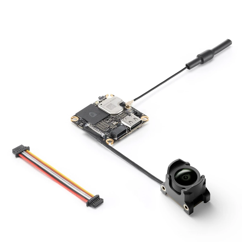 DJI O4 Wide Air Unit for FPV Drone, 159° Ultra-Wide FOV, Digital Transmission System, 20ms Low Latency, 10km Max Range, 4K/60fps Video Recording, 1080p/100fps Live View, 1/2-inch CMOS Sensor