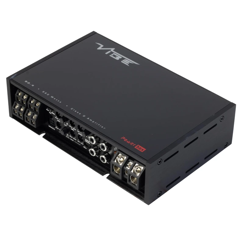 VIBE Audio PowerBox 80.4 4 Channel Compact Class D Car Amplifier 4x80W RMS OEM Integration High Level Input