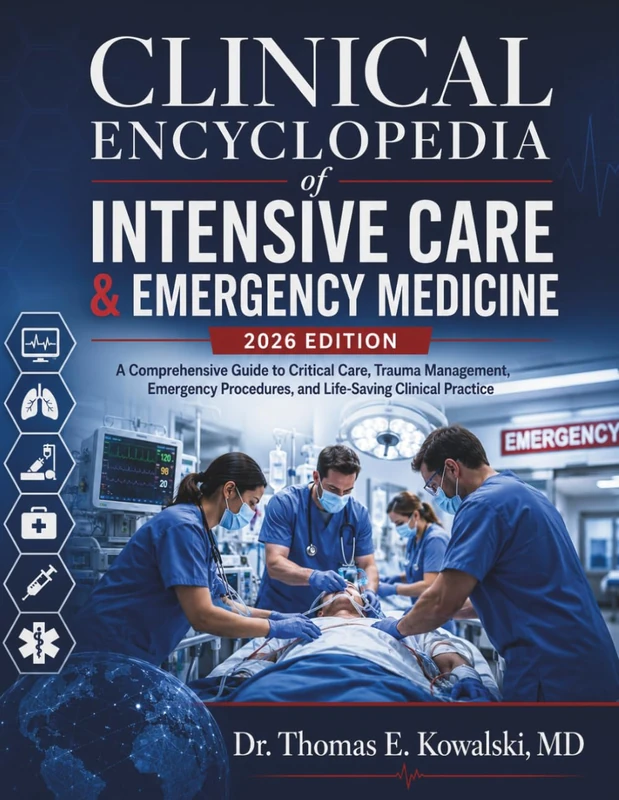 CLINICAL ENCYCLOPEDIA of INTENSIVE CARE & EMERGENCY MEDICINE 2026 EDITION: A Comprehensive Guide to Critical Care, Trauma Management, Emergency Procedures, and Life-Saving Clinical Practice