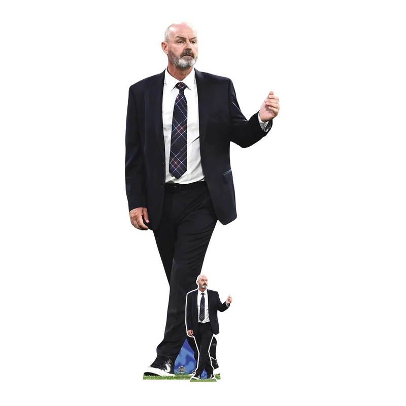 Star Cutouts CS1285 Steve Clarke Football Manager Cardboard Cutout 179cm – Football Fan Display, Sports Party Decoration & Event Prop