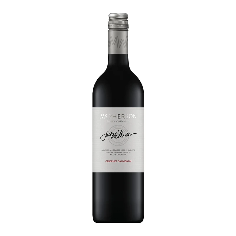 McPherson Wine Co Family Series Jock’s Cabernet Sauvignon Red Wine, Victoria Australia, 75cl 14.5% ABV, Rich Berry, Mint & Chocolate, Steak Pairing (Case of 6)