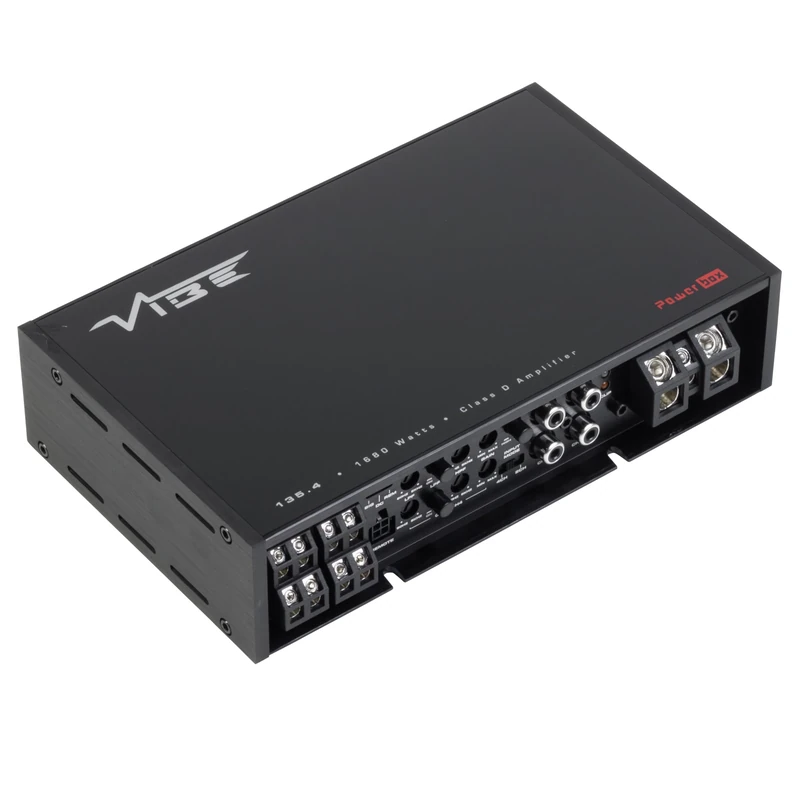 VIBE Audio PowerBox 135.4 4 Channel Compact Class D Car Amplifier 4x135W RMS OEM Integration High Level Input