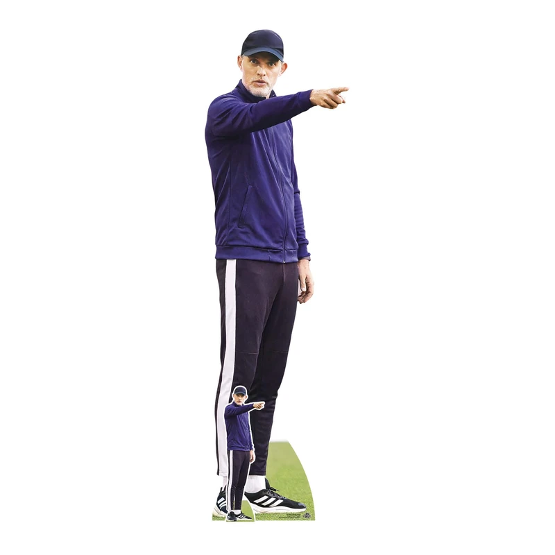 Star Cutouts CS1284 Thomas Tuchel Football Manager Cardboard Cutout 191cm – Football Fan Display, Sports Party Decoration & Event Prop
