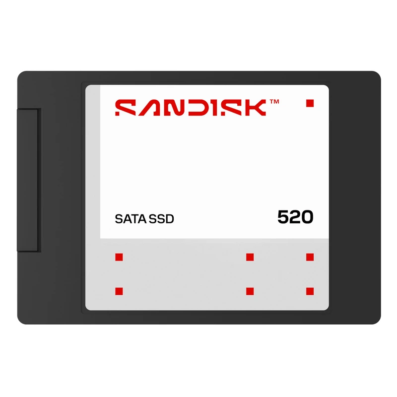 SanDisk 520 SATA SSD Internal Storage 1TB, read speeds up to 560MB/s