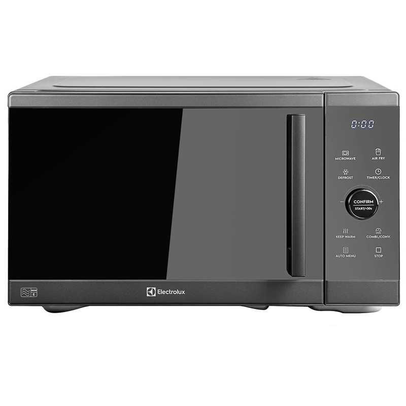 Electrolux Air Fryey Microwave 26L Combination Oven – Air Fryer, Convection & Microwave Cooker, Stainless Steel Interior, Grey, 900W Microwave/1500 Airfryer