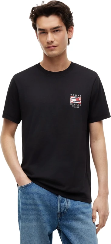 Tommy Hilfiger Men SCRIPT STACK FZ STAND COLLARMW0MW43219 Other Sweatshirts, BLUE, S