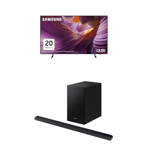 Samsung OLED 55 Inch S84F 4K Vision AI Smart TV with S700D Ultra Slim Soundbar